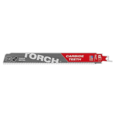Полотна по металу для шабельної пили 5 шт Milwaukee TCT TORCH 230 мм 8 TPI S 1155 CHC 48475502