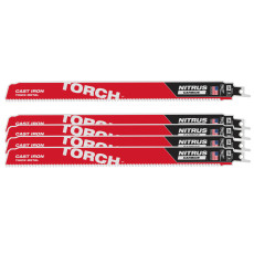Полотна по металу для шабельної пили 5 шт Milwaukee TCT TORCH NITRUS 300 мм 8 TPI S 1255 CHC 48475563