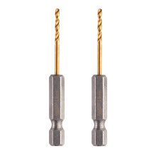 Свердла по металу 2 шт Milwaukee RedHEX HSS-G TiN 2х17х59.5 мм 48894703