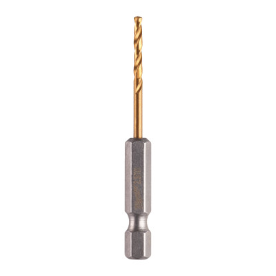 Свердла по металу 2 шт Milwaukee RedHEX HSS-G TiN 2.5х19х62 мм 48894704