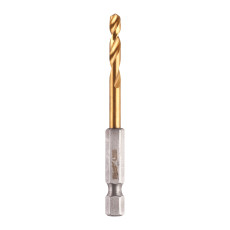 Свердло по металу Milwaukee RedHEX HSS-G TiN 4.2х28х74 мм 48894709