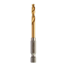 Свердло по металу Milwaukee RedHEX HSS-G TiN 4.5х29х76 мм 48894710