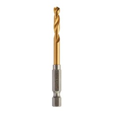 Свердло по металу Milwaukee RedHEX HSS-G TiN 4.8х29х78 мм 48894711