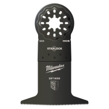 Погружное полотно-насадка для реноватора по дереву Milwaukee HCS 65х42 мм Starlock 48906005