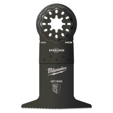Занурювальне полотно-насадка для реноватора по дереву Milwaukee HCS 65х42 мм Starlock 48906005