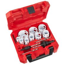 Набір біметалевих коронок універсальних 10 шт Milwaukee Hole Dozer Holesaw Set 9-57 мм 49224152