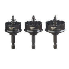 Набор биметаллических коронок по металлу 3 шт Milwaukee Shockwave Holesaw Set 22-35 мм 49224800