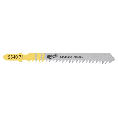 Полотна по дереву для лобзика 5 шт Milwaukee 75х3 мм T 111 C 4932254071