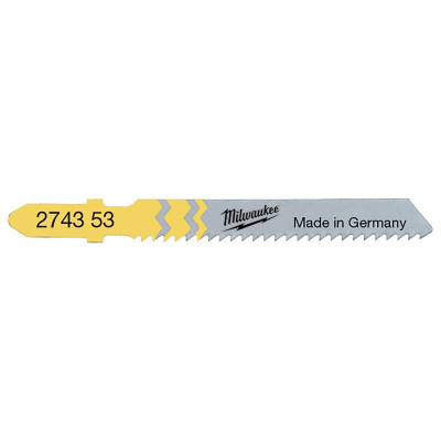 Полотна по дереву для лобзика 5 шт Milwaukee 50х2 мм T 119 B 4932274353