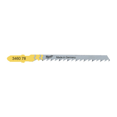 Полотна по дереву для лобзика 5 шт Milwaukee 75х4 мм T 244 D 4932346078