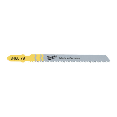 Полотна по дереву для лобзика 5 шт Milwaukee 75х2.5 мм T 101 BR 4932346079