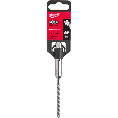 Бур по бетону Milwaukee MX4 5х50х115 мм SDS-Plus 4932352007
