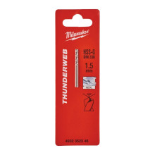 Свердла по металу 2 шт Milwaukee Thunderweb HSS-G DIN338 1.5х18х40 мм 4932352346