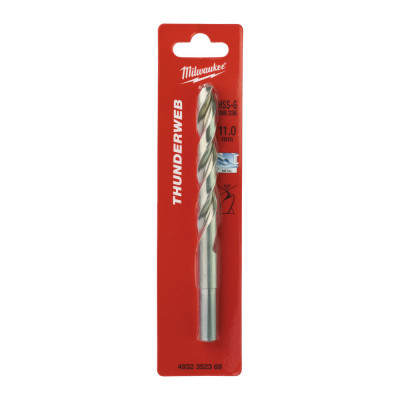 Свердло по металу Milwaukee Thunderweb HSS-G DIN338 11х94х142 мм 4932352369