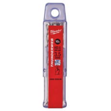 Свердла по металу 10 шт Milwaukee Thunderweb HSS-G DIN338 3.5х39х70 мм 4932352383