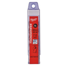 Свердла по металу 5 шт Milwaukee Thunderweb HSS-G DIN338 7х69х109 мм 4932352393