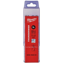 Свердла по металу 5 шт Milwaukee Thunderweb HSS-G DIN338 11х94х142 мм 4932352401