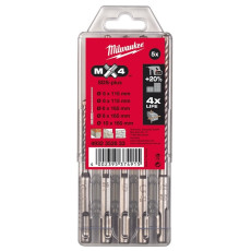 Бури по бетону 5 шт Milwaukee MX4 5-10х115-165 мм SDS-Plus 4932352833