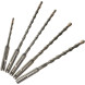 Буры по бетону 5 шт Milwaukee MS2 5.5-8х110-160 мм SDS-Plus 4932352834