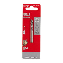 Свердла по металу 2 шт Milwaukee RED COBALT HSS-Co DIN338 3х33х61 мм 4932363253