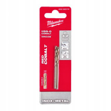 Свердла по металу 2 шт Milwaukee RED COBALT HSS-Co DIN338 3.2х36х65 мм 4932363254