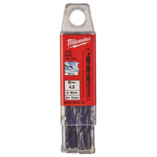 Свердла по металу 10 шт Milwaukee HSS-R DIN338 4.8х52х86 мм 4932363482