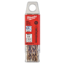 Свердла по металу 10 шт Milwaukee RED COBALT HSS-Co DIN338 4.5х47х80 мм 4932373341