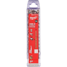 Свердла по металу 10 шт Milwaukee RED COBALT HSS-Co DIN338 6х57х93 мм 4932373345