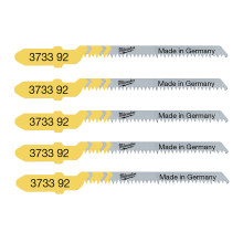 Полотна по дереву для лобзика 5 шт Milwaukee 50х1.35 мм T 101 AO 4932373392
