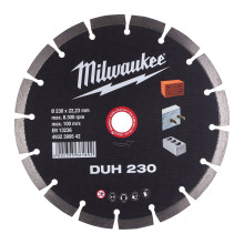 Круг алмазний по бетону армованому Milwaukee DUH 230 230х22.23х2.6 мм 4932399542