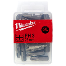 Біти 25 шт Milwaukee PH3 25 мм 4932399588