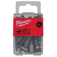 Біти 25 шт Milwaukee PZ2 25 мм 4932399590
