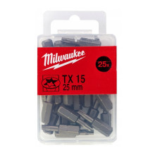 Биты 25 шт Milwaukee T15 25 мм 4932399595