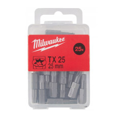 Біти 25 шт Milwaukee T25 25 мм 4932399597