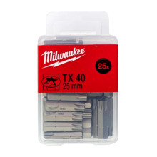 Біти 25 шт Milwaukee T40 25 мм 4932399600