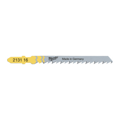 Полотна по дереву для лобзика 100 шт Milwaukee 75х4 мм T 144 D 4932430461
