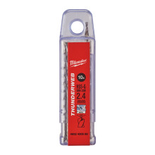 Свердла по металу 10 шт Milwaukee Thunderweb HSS-G DIN338 2.4х30х57 мм 4932430569