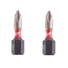 Біти ударні 2 шт Milwaukee Shockwave PH1 25 мм 4932430850