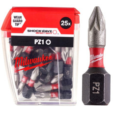 Біти ударні 25 шт Milwaukee Shockwave PZ1 25 мм 4932430861