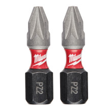 Біти ударні 2 шт Milwaukee Shockwave PZ2 25 мм 4932430863