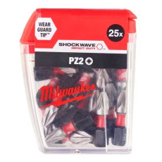 Біти ударні 25 шт Milwaukee Shockwave PZ2 25 мм 4932430864