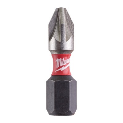 Біти ударні 25 шт Milwaukee Shockwave PZ2 25 мм 4932430864
