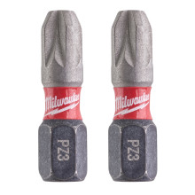 Біти ударні 2 шт Milwaukee Shockwave PZ3 25 мм 4932430868