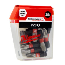 Біти ударні 25 шт Milwaukee Shockwave PZ3 25 мм 4932430869