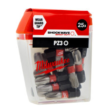 Біти ударні 25 шт Milwaukee Shockwave PZ3 25 мм 4932430869