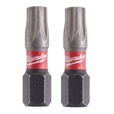 Біти ударні 2 шт Milwaukee Shockwave T30 25 мм 4932430885