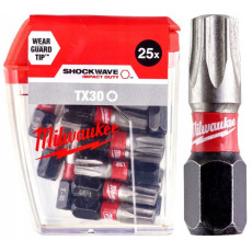 Біти ударні 25 шт Milwaukee Shockwave T30 25 мм 4932430886