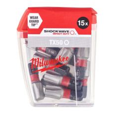 Біти ударні 15 шт Milwaukee Shockwave T50 25 мм 4932430892