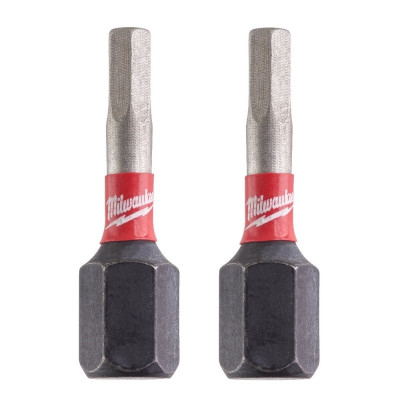 Біти ударні 2 шт Milwaukee Shockwave HEX3 25 мм 4932430894