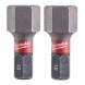 Біти ударні 2 шт Milwaukee Shockwave HEX10 25 мм 4932430899